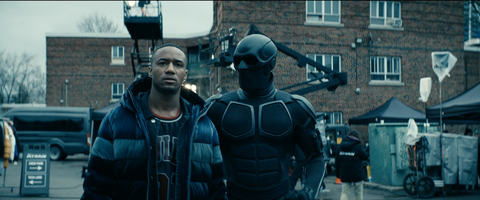 A-train (trái) đã chán ngán việc bị Homelander kiểm soát, Black Noir A-train (trái) đã chán ngán việc bị Homelander kiểm soát, Black Noir