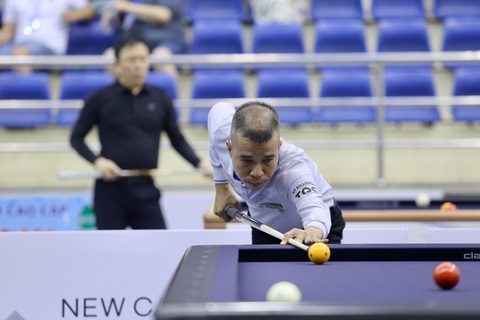 Trần Quyết Chiến thắng kịch tính, lách khe cửa hẹp vào vòng knock-out World Cup billiards- Ảnh 1. Trần Quyết Chiến xuất sắc giành vé đi tiếp khi vượt qua vòng bảng 32 tay cơ tại World Cup billiards carom 3 băng Ankara - Ảnh: Đ.K.