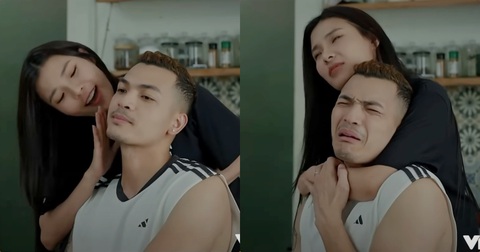 Vũ Tuấn Việt 'kể khổ' khi hôn Thúy Diễm trên phim- Ảnh 2. Vũ Tuấn Việt kết hợp ăn ý với đàn chị Thúy Diễm trong vai cặp đôi hạnh phúc