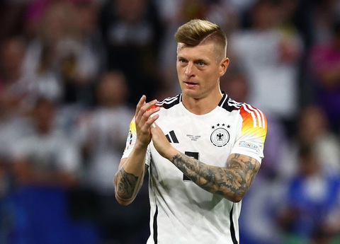 Sự lựa chọn của 2 huyền thoại Toni Kroos và Ronaldo- Ảnh 2. Toni Kroos chia tay bóng đá sau Euro 2024 - Ảnh: REUTERS