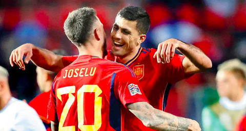 Máy tính soi tỉ số Euro 2024: Tây Ban Nha đánh bại Croatia 2-1- Ảnh 1. Tây Ban Nha được máy tính dự đoán sẽ giành chiến thắng trước Croatia - Ảnh: REUTERS