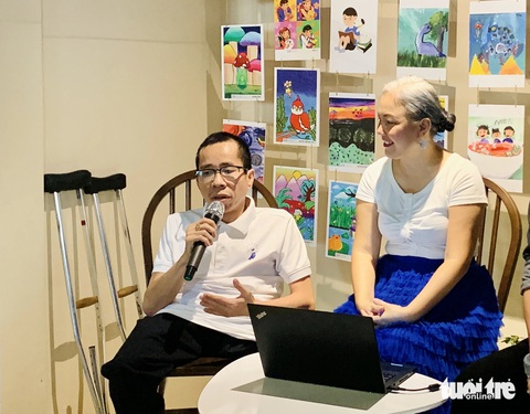 Anh Nguyễn Đức nói chưa một lần đánh con - Ảnh: HOÀI PHƯƠNG Anh Nguyễn Đức nói chưa một lần đánh con - Ảnh: HOÀI PHƯƠNG