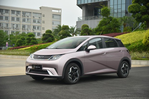 BYD ra mắt 3 xe mới tại Việt Nam, thông số ngập tràn trang bị, chưa chốt giá- Ảnh 4. BYD Dolphin sở hữu thiết kế lạ mắt - Ảnh: LEE HOÀNG