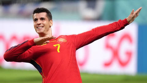 Lửa Croatia thử vàng Tây Ban Nha- Ảnh 1. Morata - niềm hy vọng của tuyển Tây Ban Nha trước Croatia ở ngày ra quân Euro 2024 - Ảnh: REUTERS