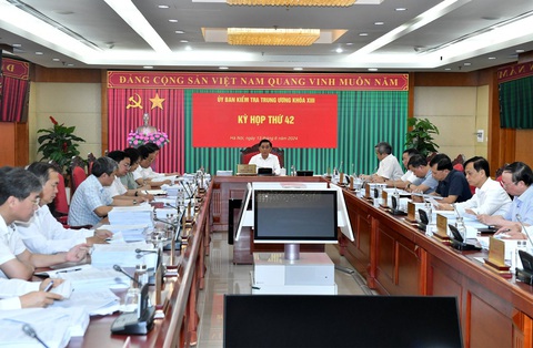 Ủy ban Kiểm tra Trung ương kỷ luật loạt cán bộ của Bộ Tài chính- Ảnh 1. Quang cảnh kỳ họp - Ảnh: Ủy ban Kiểm tra Trung ương