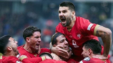 Máy tính soi tỉ số Euro 2024: Tuyển Anh sẽ hạ Serbia- Ảnh 1. Tuyển Serbia đối diện thử thách lớn là tuyển Anh ở trận ra quân Euro 2024 - Ảnh: REUTERS