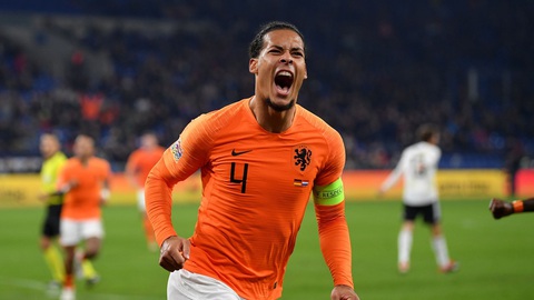 Dự đoán tỉ số Euro 2024: Trận đấu nhiều bàn thắng, Hà Lan thắng Ba Lan 2 bàn cách biệt- Ảnh 1. Đội trưởng Van Dijk của Hà Lan có phong độ cao - Ảnh: REUTERS