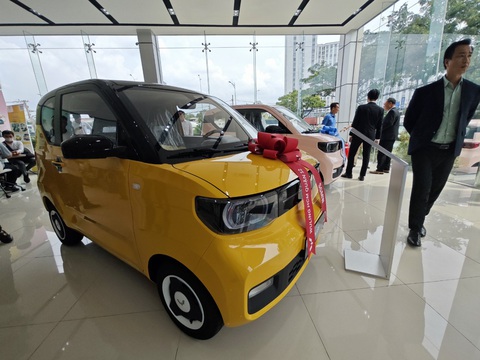 Vốn đổ vào ngành taxi, mở dịch vụ đưa đón học sinh và khách nhậu- Ảnh 2. Một doanh nghiệp tư nhân ở TP.HCM mua 2.000 xe điện mini, mở dịch vụ đưa đón học sinh, nhân viên công sở và khách đi nhậu - Ảnh: CÔNG TRUNG