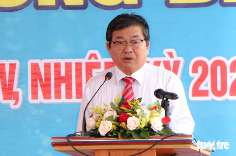 Lý do nguyên chủ tịch tỉnh Ninh Thuận bị kỷ luật cảnh cáo- Ảnh 1. Ông Lưu Xuân Vĩnh - chủ tịch UBND tỉnh Ninh Thuận nhiệm kỳ 2016 - 2021 - Ảnh: DUY NGỌC
