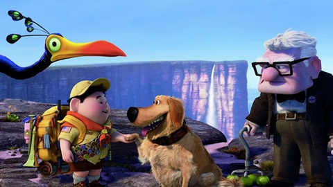 Phim hoạt hình duy nhất của Pixar được Hayao Miyazaki yêu thích- Ảnh 8. Từ trái qua: Chú chim Kevin, Russell, chú chó Dug và Carl.