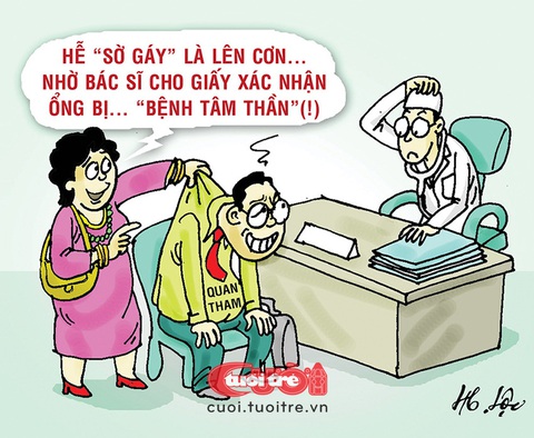 Như này là tâm thần dữ chưa?- Ảnh 1. Như này là tâm thần dữ chưa? - Tranh: Hữu Lộc