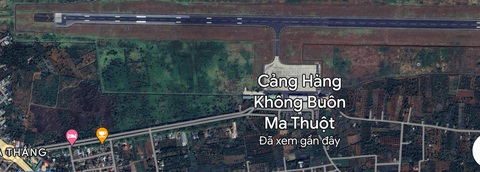 Đất khu vực sân bay Buôn Ma Thuột hiện đang bị lấn chiếm, tranh chấp hơn 60ha - Ảnh chụp vệ tinh. Đất khu vực sân bay Buôn Ma Thuột hiện đang bị lấn chiếm hơn 60ha - Ảnh chụp vệ tinh