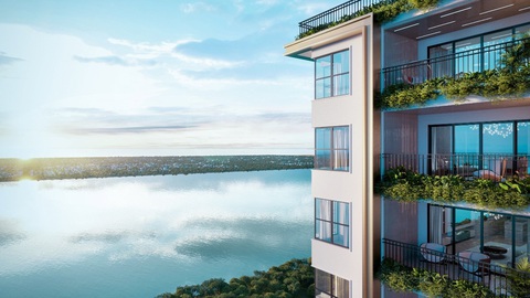Có gì trong tòa tháp resort 'ở rừng view biển' đắt giá bậc nhất thành Vinh?- Ảnh 1. Seaview Residences có tầm view đắt giá nhất Nghệ An