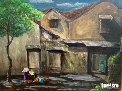 Tranh của tác giả Vũ Kim Sơn - Ảnh: HOÀI PHƯƠNG Tranh của tác giả Vũ Kim Sơn - Ảnh: HOÀI PHƯƠNG