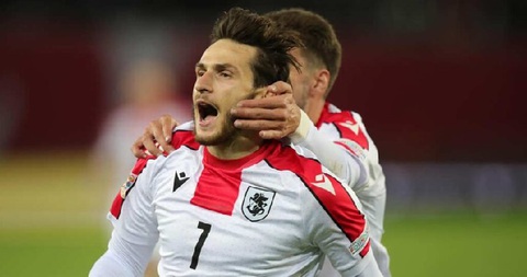 Máy tính soi tỉ số Euro 2024: Thổ Nhĩ Kỳ thắng dễ Georgia 2-0- Ảnh 2. Tuyển Georgia được dự báo khó gây bất ngờ trước Thổ Nhĩ Kỳ - Ảnh: UEFA