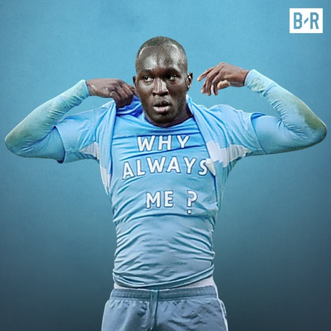 Cổ động viên đòi cho Lukaku nghỉ hết Euro 2024 vì... quá xui- Ảnh 2. Why always me (Tại sao luôn là tôi) - Ảnh: BR Football