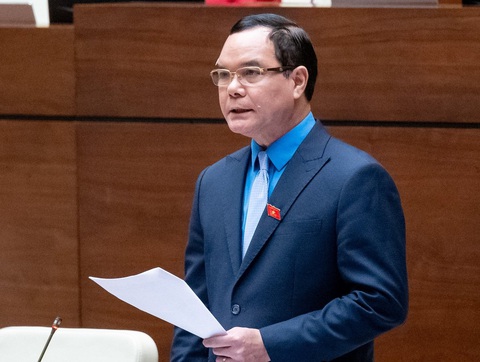 Chủ tịch Tổng liên đoàn: Tài chính công đoàn được kiểm toán 2 năm/lần, báo cáo Quốc hội- Ảnh 1. Chủ tịch Tổng liên đoàn Lao động Việt Nam Nguyễn Đình Khang - Ảnh: GIA HÂN
