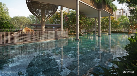 Clubhouse - Đặc quyền cho cộng đồng cư dân- Ảnh 2. Hồ bơi chính tại các khu Clubhouse với đa dạng kiểu hồ phù hợp với từng đối tượng cư dân