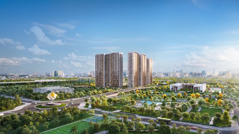 Chuỗi tiện ích đa thế hệ The Sola Park hút khách- Ảnh 1. Không gian sống xanh từ ngưỡng cửa The Sola Park