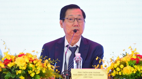Kido tham gia mô hình kinh tế chia sẻ, mở hàng chục ngàn cửa hàng miniBAO- Ảnh 2. Chủ tịch Kido Trần Kim Thành đã chia sẻ từ năm 2008 là Kido đã có mục tiêu làm ngành hàng thiết yếu - Ảnh: H.K.
