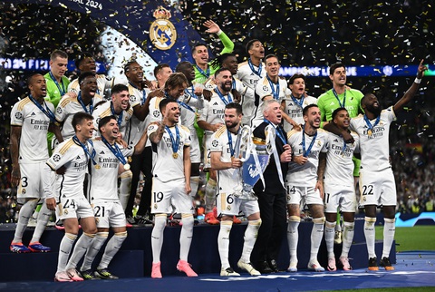 Real Madrid lần thứ 15 vô địch Champions League- Ảnh 3. Real Madrid và danh hiệu vô địch thứ 15 trong lịch sử - Ảnh: REUTERS