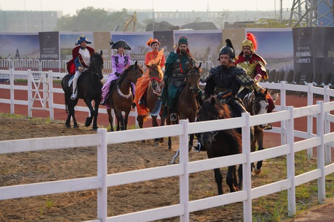 Sự kiện khai trương kỹ thuật Vinpearl Horse Academy. Ảnh: Đ.H Sự kiện khai trương kỹ thuật Vinpearl Horse Academy. Ảnh: Đ.H