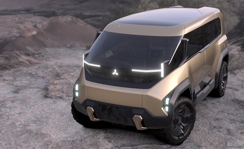 Mitsubishi có thể đưa Pajero, Lancer trở lại cùng một lúc- Ảnh 3. Mitsubishi, sau khi dần ổn định tài chính, đang công bố các kế hoạch mở rộng đội hình trong đó có cả xe điện, chẳng hạn MPV dựa trên concept D:X - Ảnh: Mitsubishi