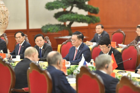 Quang cảnh buổi hội đàm - Ảnh: DUY LINH Quang cảnh buổi hội đàm - Ảnh: DUY LINH