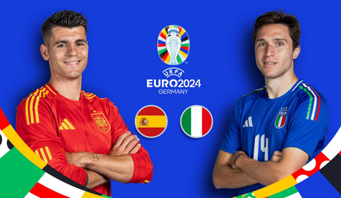 Máy tính soi tỉ số Euro 2024: Tây Ban Nha và Ý chia điểm - Ảnh 1. Tuyển Tây Ban Nha và Ý được dự đoán sẽ hòa nhau ở lượt trận thứ 2 bảng B Euro 2024 - Ảnh: UEFA