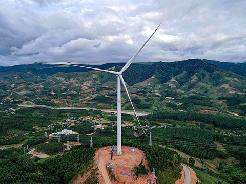 Đề nghị thanh tra toàn diện 1 dự án điện gió liên tiếp sai phạm- Ảnh 1. Dự án điện gió Tân Tấn Nhật - Đăk Glei tại huyện Đăk Glei, tỉnh Kon Tum - Ảnh: P.N.
