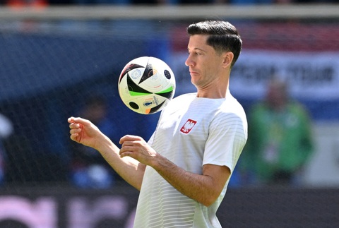 Dự đoán tỉ số Euro 2024: Ba Lan và Áo có ít bàn thắng, hai đội hòa- Ảnh 1. Lewandowski có thể trở lại và giúp Ba Lan làm nên bất ngờ trước tuyển Áo - Ảnh: REUTERS