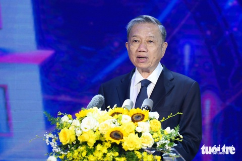 Chủ tịch nước Tô Lâm phát biểu tại lễ kỷ niệm ngày báo chí cách mạng Việt Nam và trao Giải Báo chi Quốc gia lần thứ XVIII - Ảnh: NAM TRẦN Chủ tịch nước Tô Lâm phát biểu tại lễ kỷ niệm Ngày Báo chí cách mạng Việt Nam và trao Giải Báo chí quốc gia lần thứ XVIII - Ảnh: NAM TRẦN