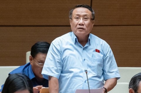 Quốc hội bấm nút thông qua, tại sao Chính phủ phải chịu trách nhiệm?- Ảnh 1. Đại biểu Hà Sỹ Đồng - Ảnh: Media Quốc hội