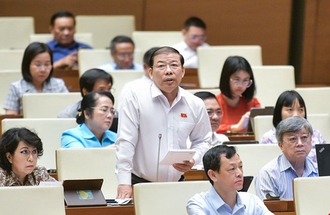 Tách người chưa thành niên ra khỏi vụ án: Đại biểu Quốc hội tranh luận lợi hay không lợi?- Ảnh 1. Đại biểu Nguyễn Thanh Sang (TP.HCM) - Ảnh: GIA HÂN