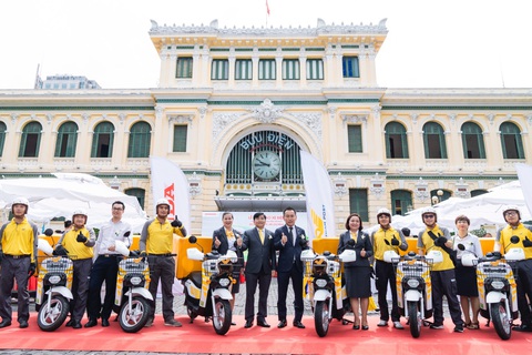 Mở rộng hợp tác đẩy mạnh sử dụng xe điện giao hàng- Ảnh 1. Mở rộng hợp tác đẩy mạnh sử dụng xe điện giao hàng- Ảnh 1.