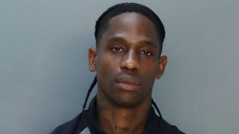 Hình ảnh Travis Scott khi bị bắt. Ảnh: Miami Dade Sheriff's Office Hình ảnh Travis Scott khi bị bắt - Ảnh: Miami Dade Sheriff's Office