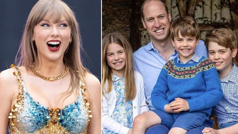 Thái tử William cùng 3 con đi xem concert của Taylor Swift - Ảnh: Daily Express Thái tử William cùng ba con đi xem concert của Taylor Swift - Ảnh: Daily Express