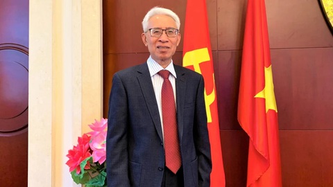 Thủ tướng Phạm Minh Chính sẽ có bài phát biểu đặc biệt tại WEF Đại Liên- Ảnh 5. Đại sứ Việt Nam tại Trung Quốc Phạm Sao Mai - Ảnh: VGP