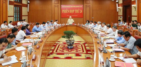 Một phiên họp của Ban Chỉ đạo trung ương về phòng, chống tham nhũng, tiêu cực tổ chức vào tháng 8-2023 - Ảnh: TTXVN Một phiên họp của Ban Chỉ đạo trung ương về phòng, chống tham nhũng, tiêu cực tổ chức vào tháng 8-2023 - Ảnh: TTXVN