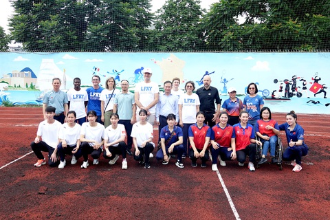 Chương trình Ngày hội Olympic còn có sự góp mặt của các tuyển thủ taekwondo, vật Việt Nam chia sẻ những câu chuyện thể thao - Ảnh: HOÀNG TÙNG Chương trình Ngày hội Olympic còn có sự góp mặt của các tuyển thủ taekwondo, vật Việt Nam, họ chia sẻ những câu chuyện thể thao thú vị - Ảnh: HOÀNG TÙNG