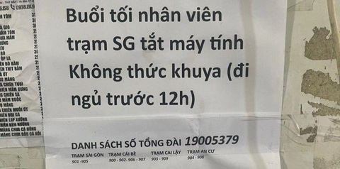 Tờ giấy nhắc nhở nhân viên nhớ tắt máy tính, không thức khuya, ngủ trước 12 giờ khiến dân mạng thích thú chia sẻ - Ảnh: NVCC Tờ giấy nhắc nhở nhân viên nhớ tắt máy tính, không thức khuya, ngủ trước 12h khiến dân mạng thích thú chia sẻ - Ảnh: NVCC