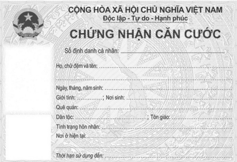 Chi tiết mẫu giấy chứng nhận căn cước sẽ cấp từ 1-7- Ảnh 1. Mẫu giấy chứng nhận căn cước sẽ cấp từ 1-7 - Ảnh: Bộ Công an