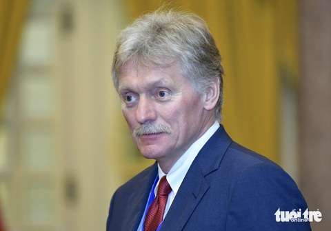 Nga chính thức tuyên bố đang thay đổi học thuyết hạt nhân- Ảnh 1. Người phát ngôn Điện Kremlin Dmitry Peskov - Ảnh: NAM TRẦN
