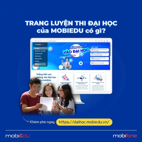 MobiFone cung cấp giải pháp cho nhu cầu ôn luyện và thi thử- Ảnh 1. MobiFone cung cấp giải pháp cho nhu cầu ôn luyện và thi thử- Ảnh 1.