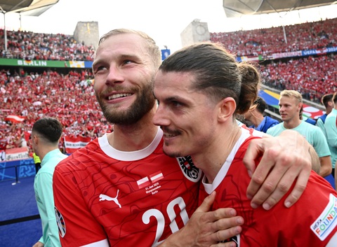 Máy tính soi tỉ số Euro 2024: Hà Lan thắng Áo- Ảnh 2. Tuyển Áo cần 1 điểm để chắc chắn đi tiếp ở Euro 2024 - Ảnh: REUTERS