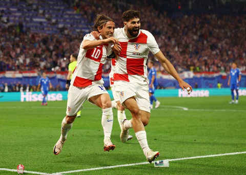 Kịch bản nào giúp Croatia đi tiếp ở Euro 2024?- Ảnh 1. Croaita vẫn còn cơ hội đi tiếp với kịch bản