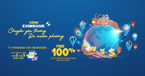 Eximbank tung loạt chương trình siêu ưu đãi lớn nhất năm- Ảnh 1. Eximbank tung loạt chương trình siêu ưu đãi lớn nhất năm - Ảnh 1.