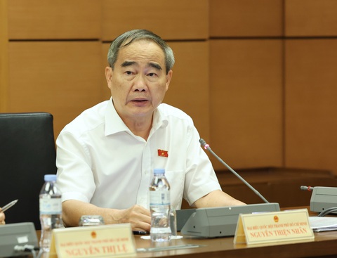 Đề nghị Chính phủ báo cáo rõ vì sao chưa công bố mức sống tối thiểu- Ảnh 1. Đại biểu Nguyễn Thiện Nhân - Ảnh: GIA HÂN