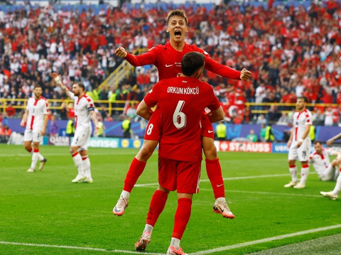 Máy tính soi tỉ số Euro 2024: Thổ Nhĩ Kỳ sẽ hạ CH Czech- Ảnh 2. Thổ Nhĩ Kỳ được dự đoán sẽ đánh bại CH Czech - Ảnh: REUTERS