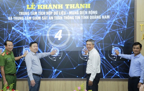 Quảng Nam ban hành kế hoạch triển khai đề án về chuyển đổi số- Ảnh 1. Năm 2023, Quảng Nam đưa vào vận hành Trung tâm tích hợp dữ liệu có kinh phí đầu tư gần 250 tỉ đồng - Ảnh: A.V